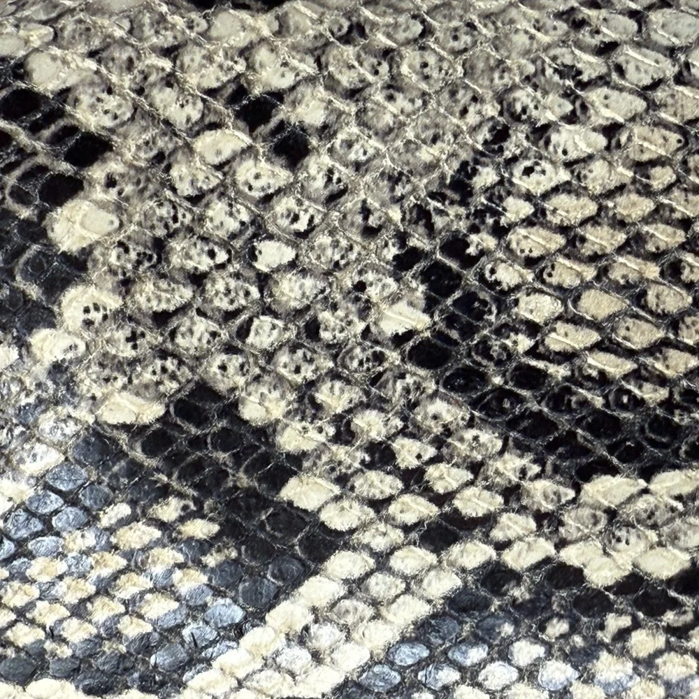 Vince Snakeskin Pattern Wedges in Black and Cream size 8 1/2 leather